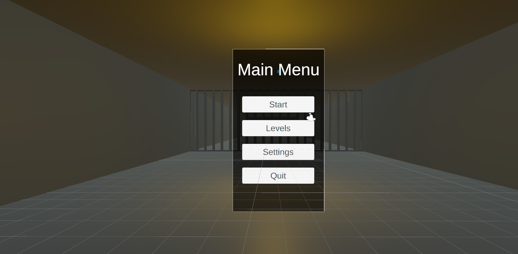 VR Menu raycast